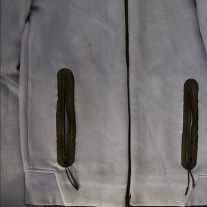 Nike Gray Jacket with Olive Details